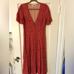 Floral reformation dress